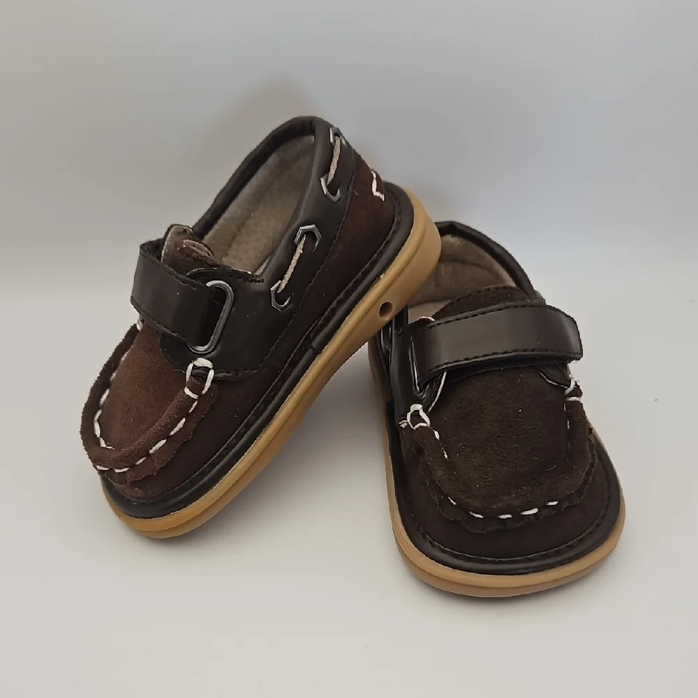 Classic Brown Kids Moccasins